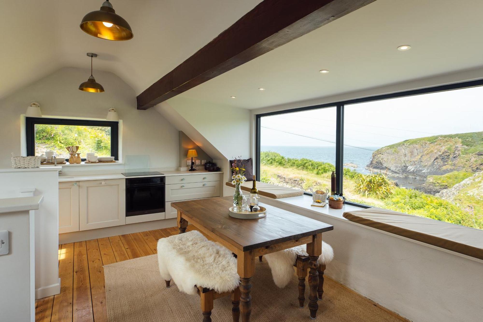Cliff-Top Cottage On Coast Path W/Panoramic Views Trevine Ngoại thất bức ảnh