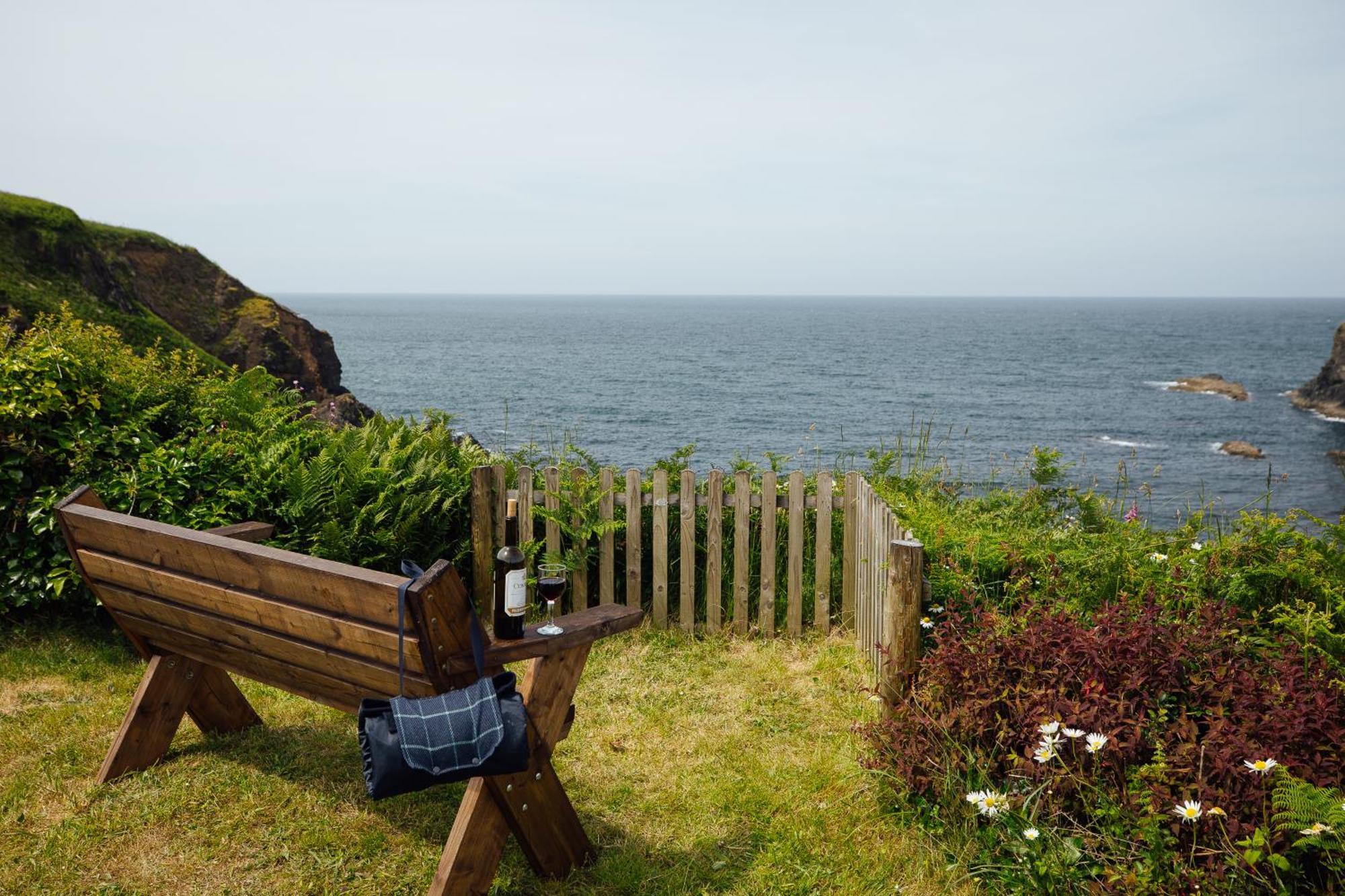 Cliff-Top Cottage On Coast Path W/Panoramic Views Trevine Ngoại thất bức ảnh